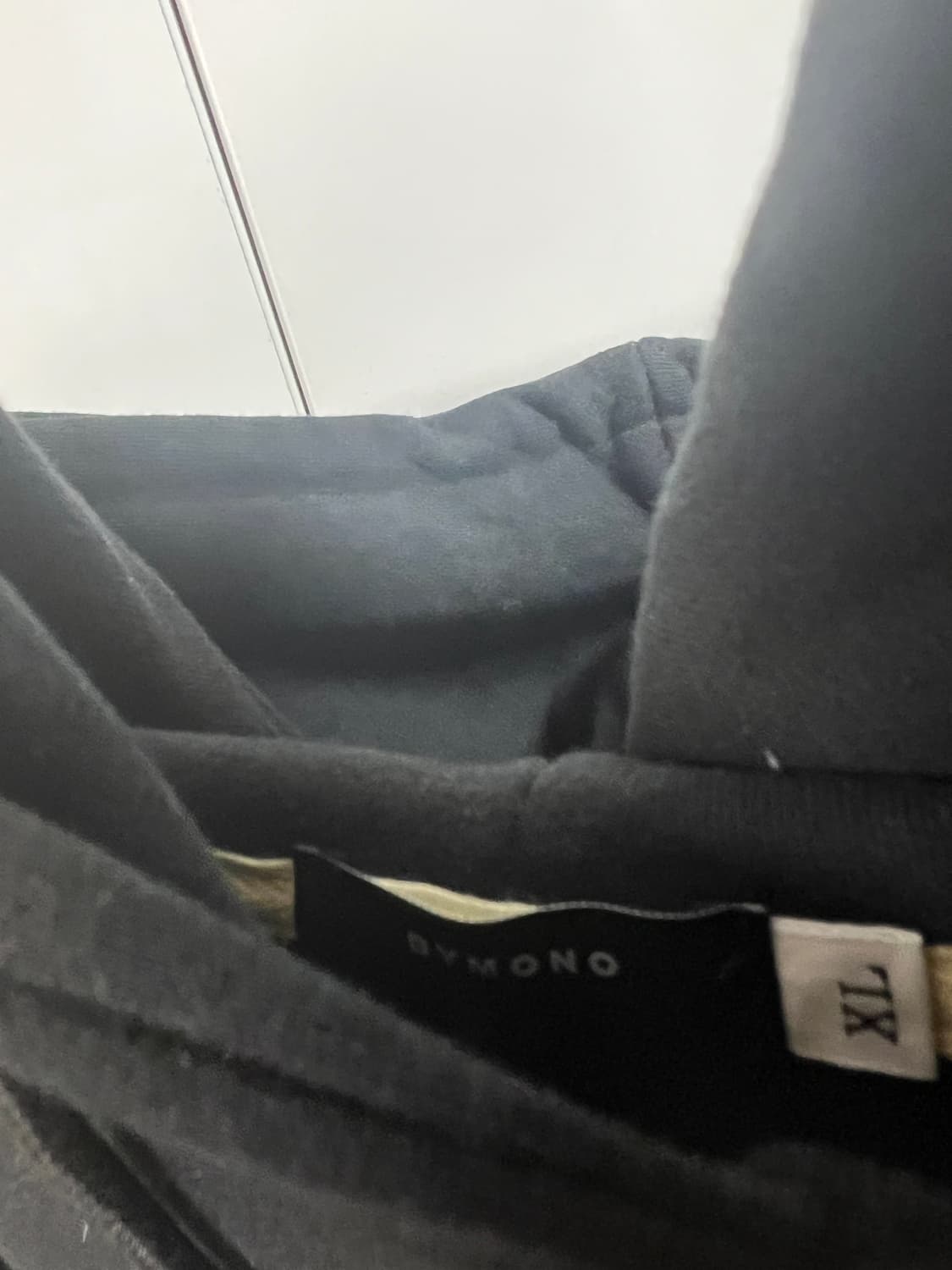 [XL] 바이모노 후드티 블랙 기모X 상품이미지3