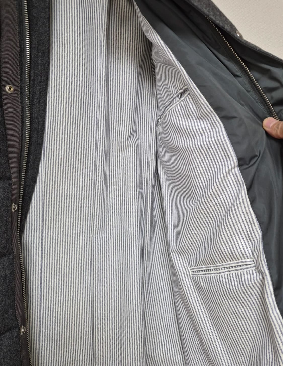 몽클레어 최고가 라인 감마블루 롱패딩자켓 상품이미지8