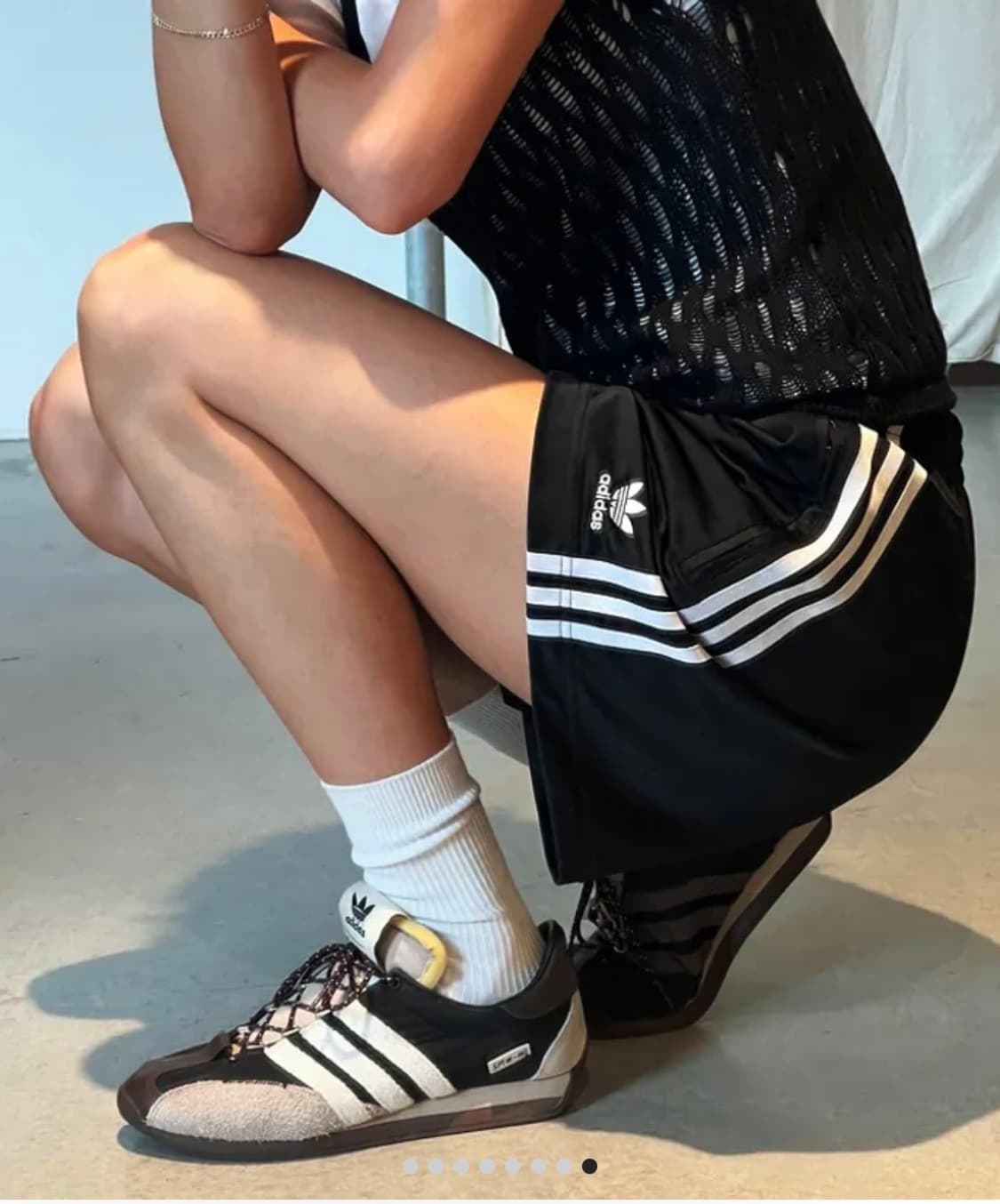 아디다스 오리지널 파이어버드 쇼츠 반바지 블랙 상품이미지2