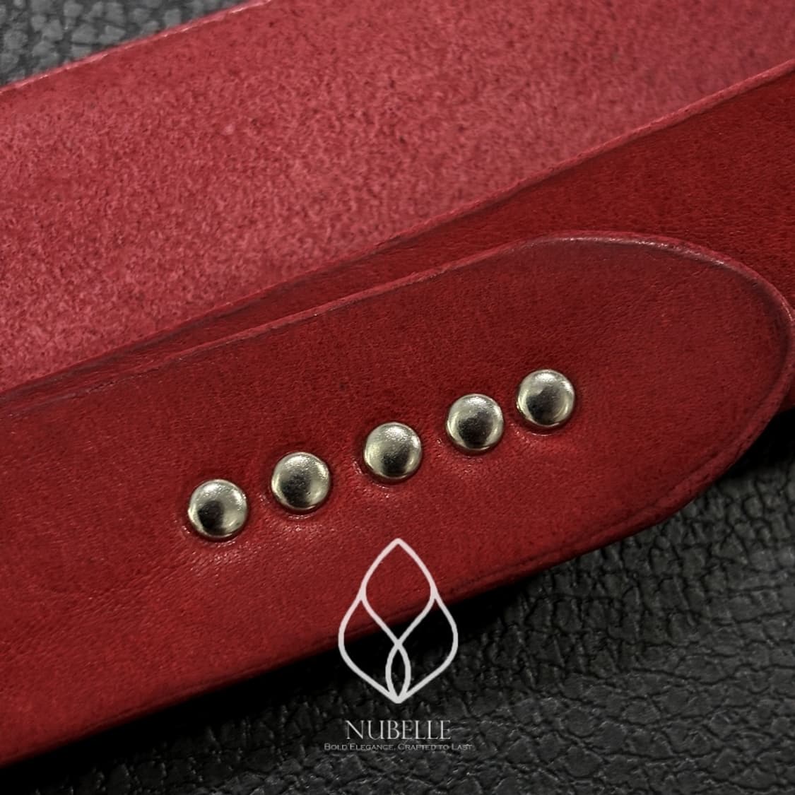 🌗 Vegetable stud belt / 스터드 소가죽 웨스턴 벨트 상품이미지6