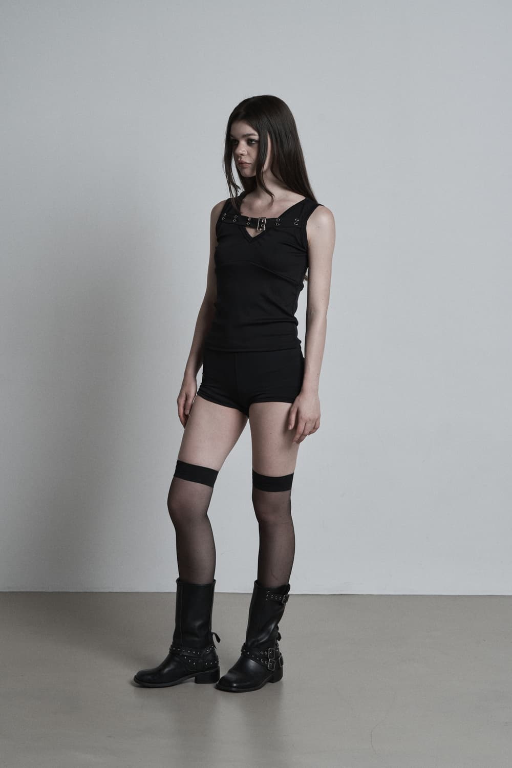 Kandamaritsu 칸다마리츠 Belt sleevelees 상품이미지2