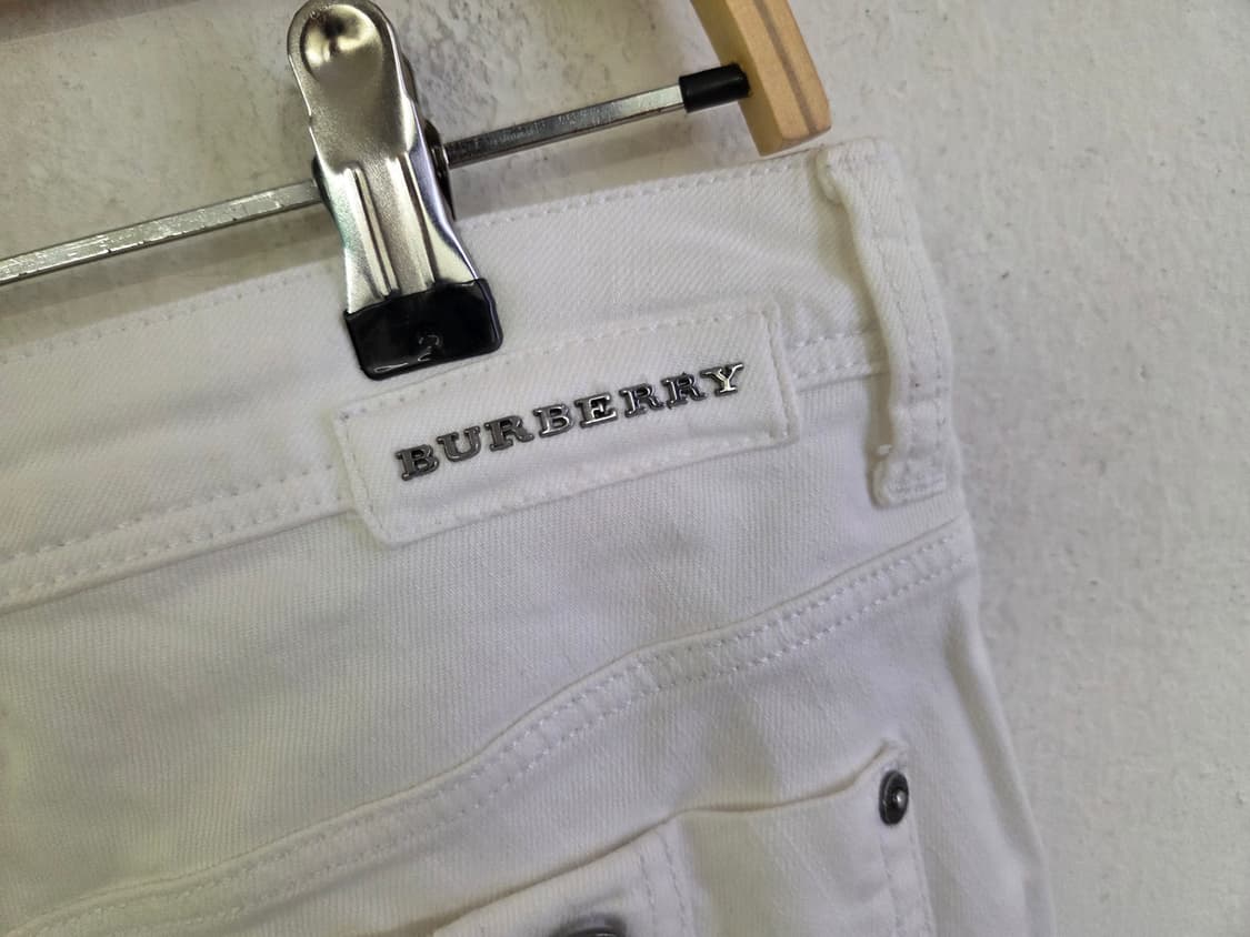 버버리 브릿 스키니진 화이트 상품이미지5