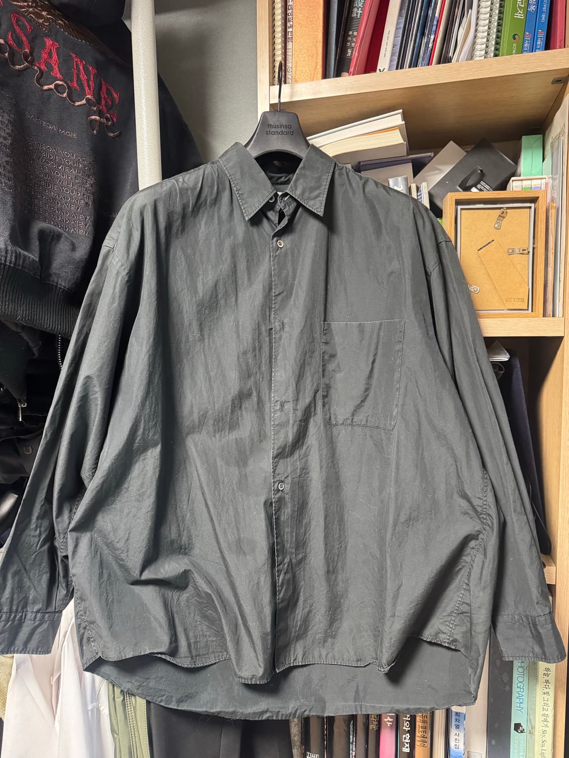 그라프페이퍼 오버사이즈 카라셔츠 상품이미지1