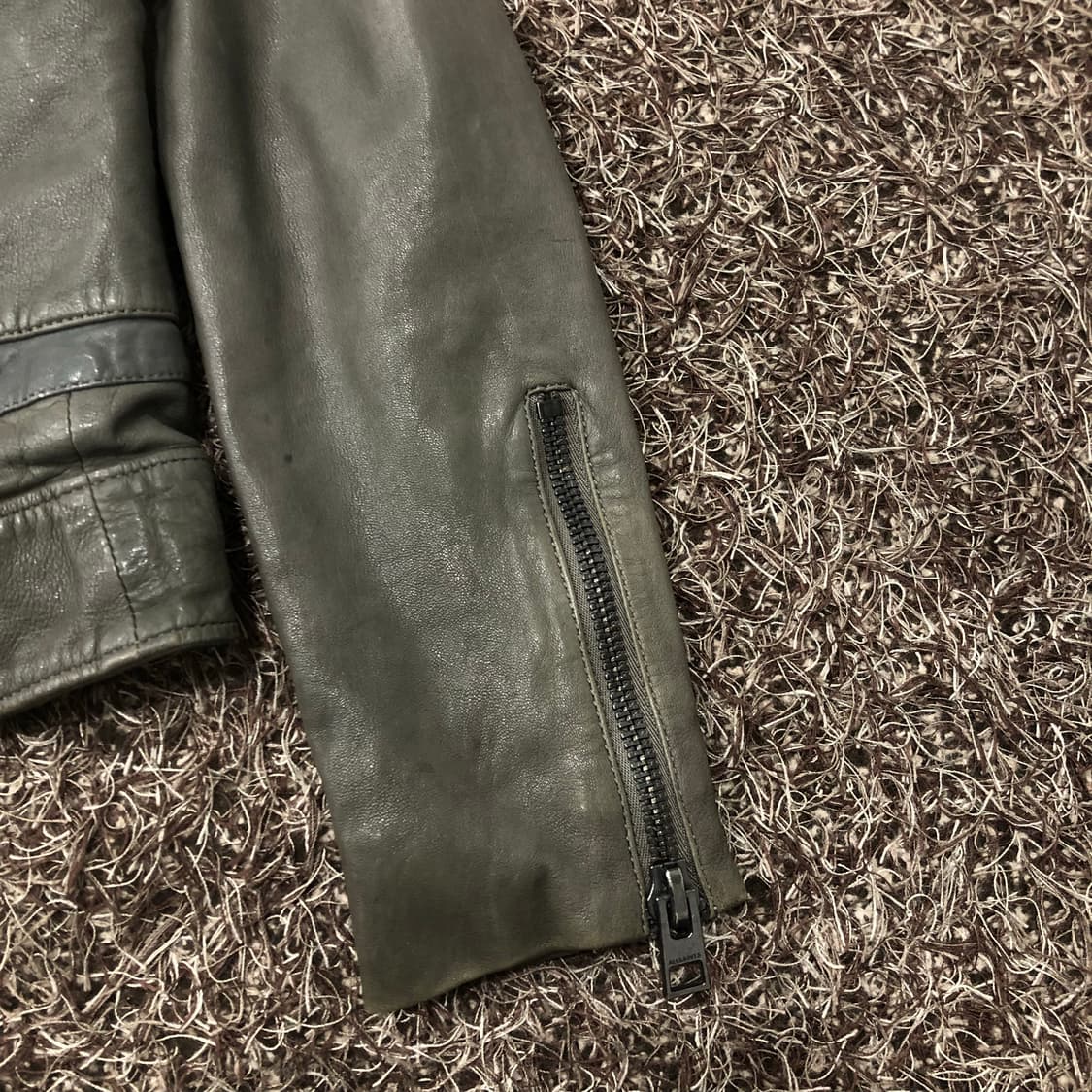 올세인츠 양가죽 라이더 레더 가죽 바이커 자켓 상품이미지4