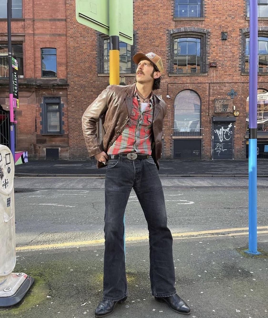 00s USA 리바이스 517 블랙 워시드 데님 36 상품이미지1