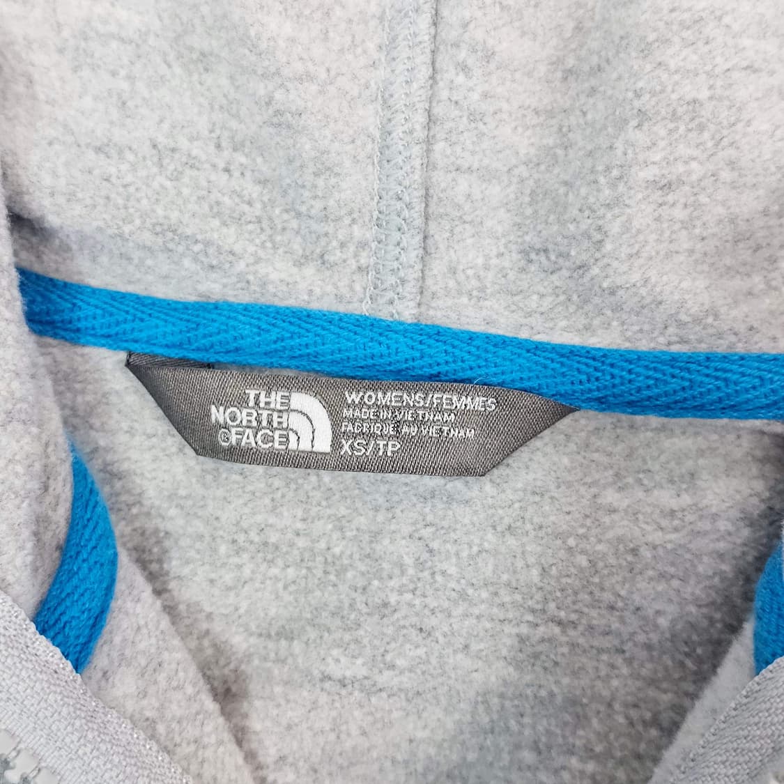  The North Face 노스페이스 그레이 블루 후드집업 상품이미지4