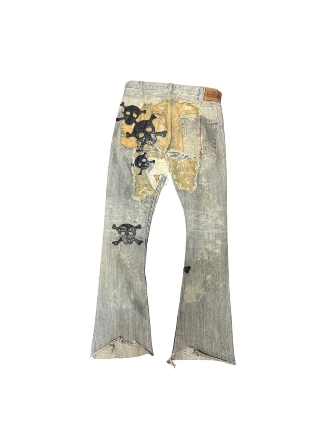LGB Crazy Wolf Skull Patch Jeans 상품이미지2