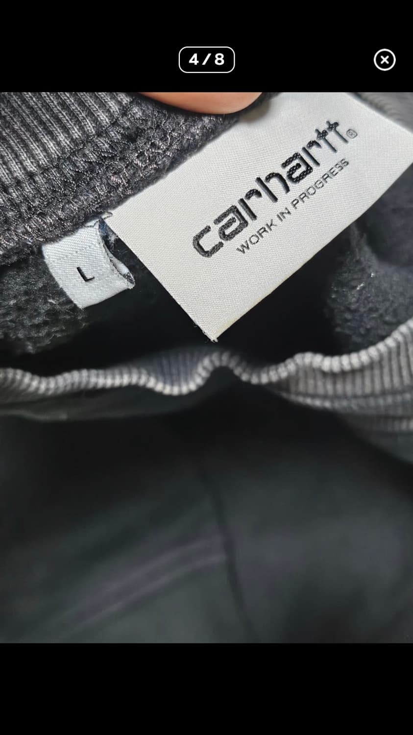 칼하트 wip 맨투맨 자수 상품이미지3