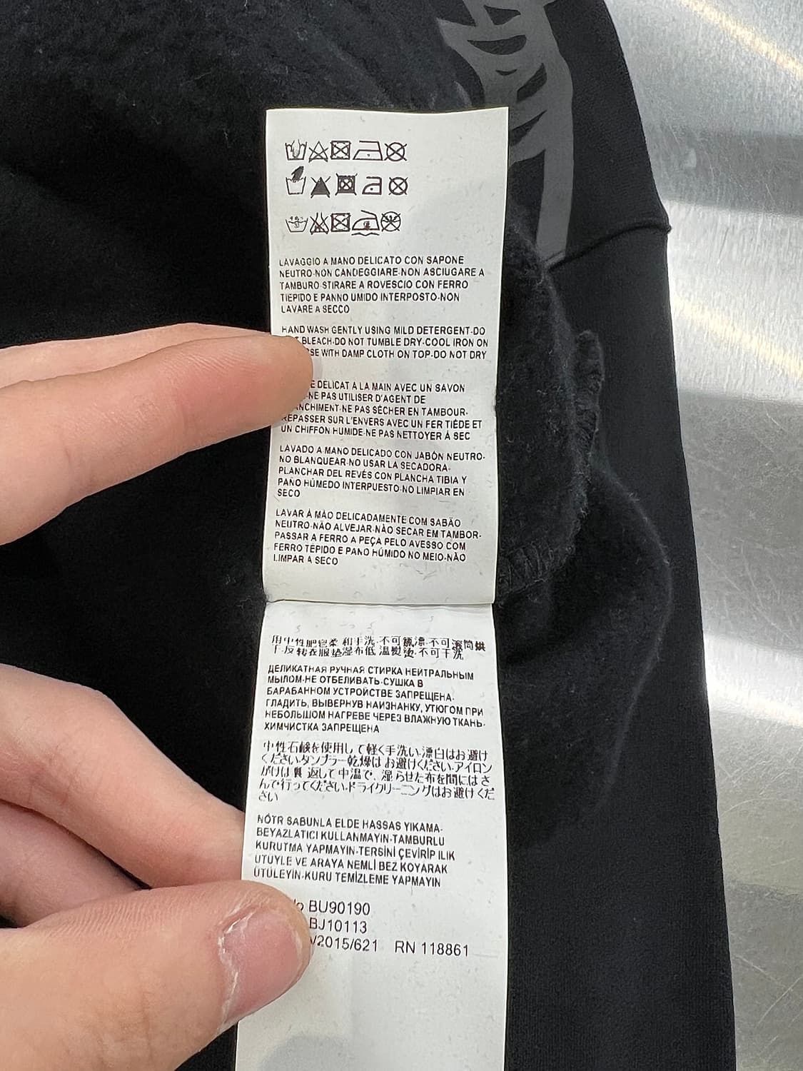 베르수스 베르사체 블랙 라이언 헤드 스워트 셔츠 상품이미지9