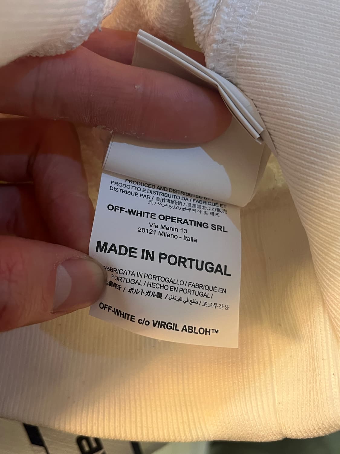 오프화이트 후드티 상품이미지6