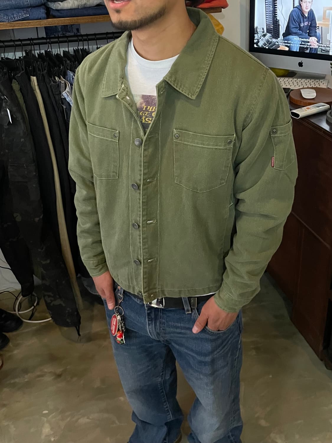 퀵실버 재팬 크롭 자켓 S 상품이미지3