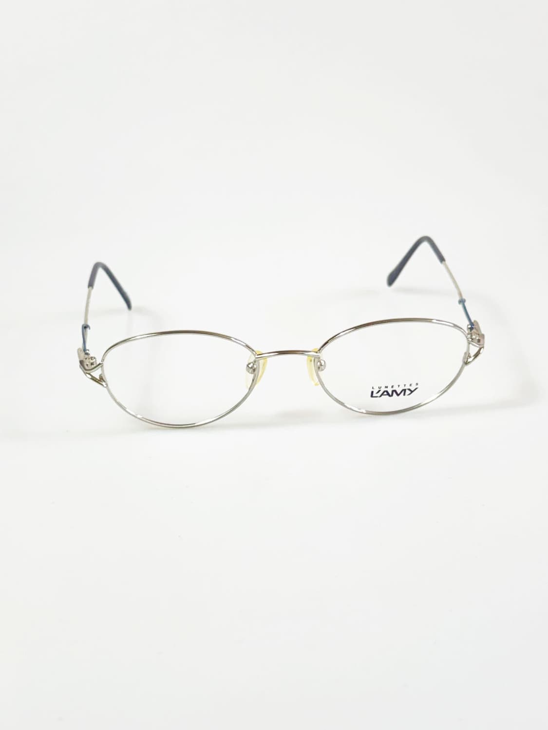 LAMY 실버 티타늄 슬림 오벌 프레임 빈티지 안경 상품이미지2