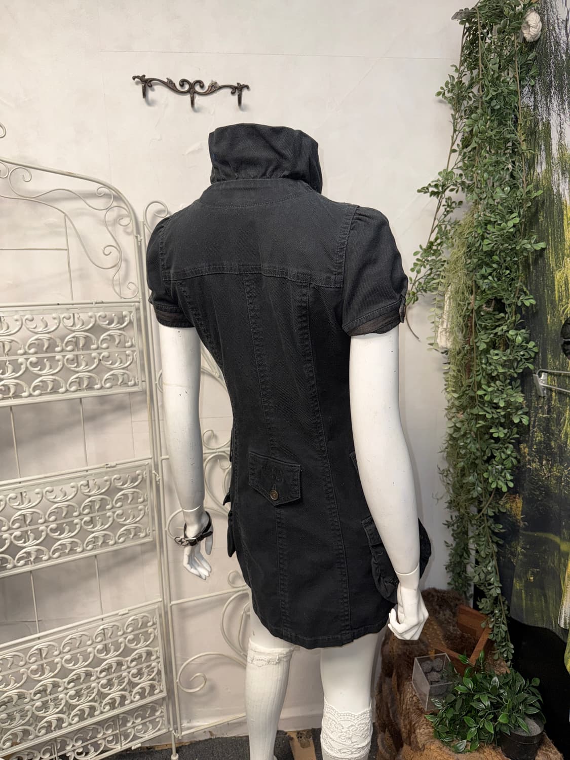 Burberry black button zipper cargo ops 상품이미지10