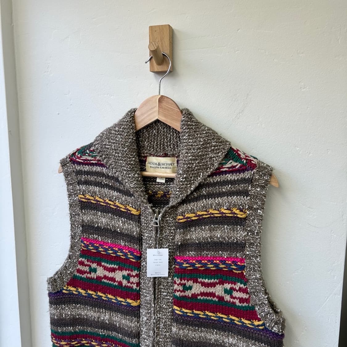 15787 - 폴로 데님앤서플라이 집업 니트 베스트 상품이미지1