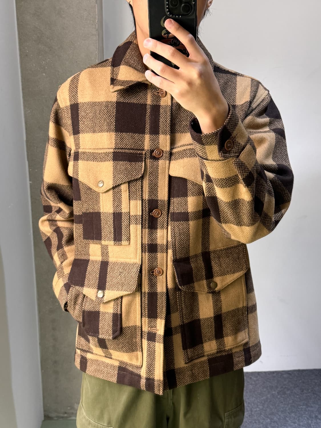 씬 바이 반작 90‘s 매키노 울 크루저 자켓 상품이미지2