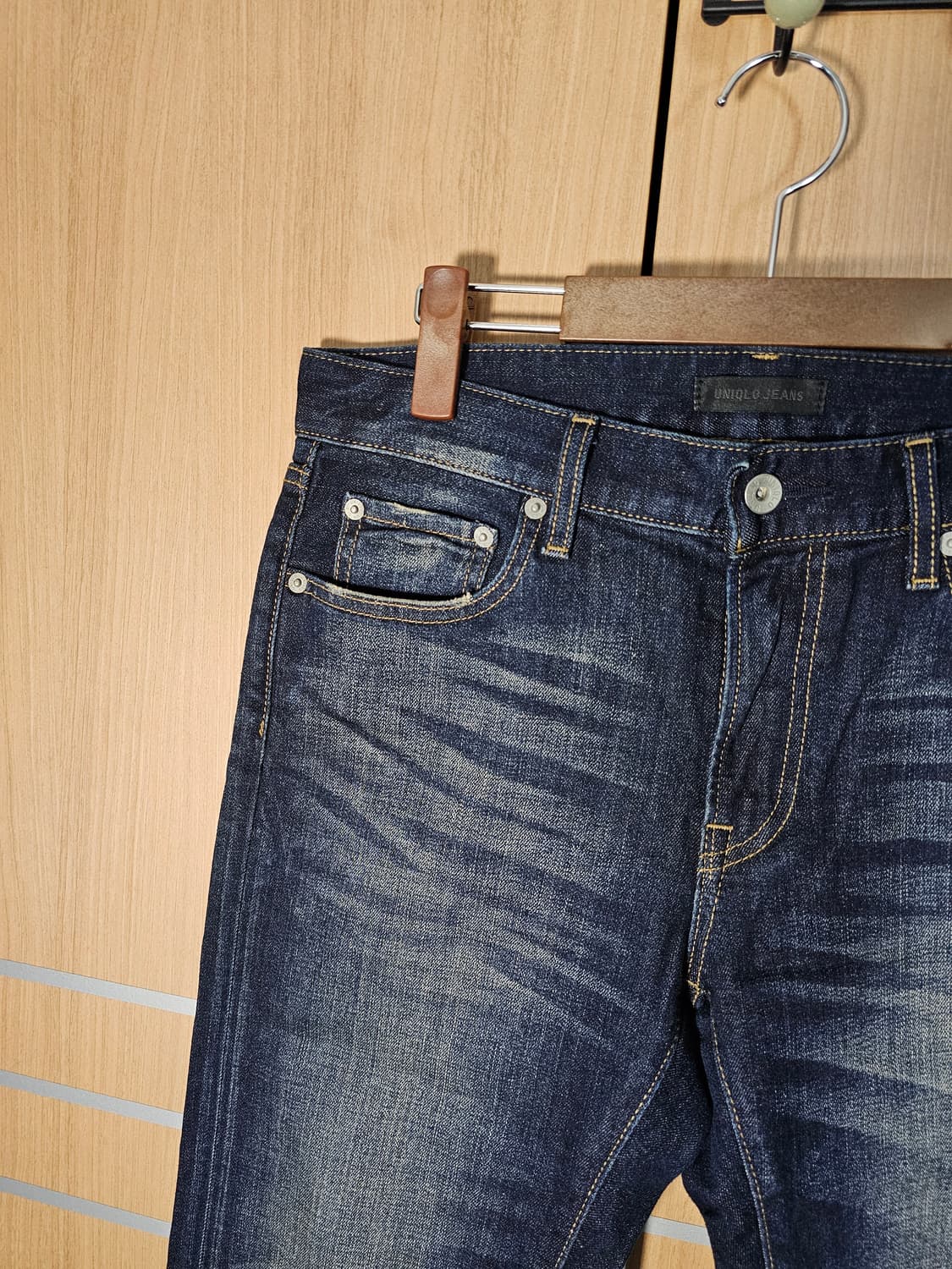 유니클로 슬림핏 워싱 데님팬츠/30 상품이미지3