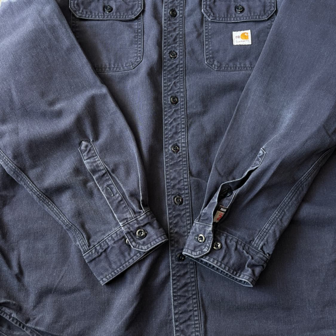 칼하트 오리지널 FR 네이비 긴팔 셔츠 상품이미지7