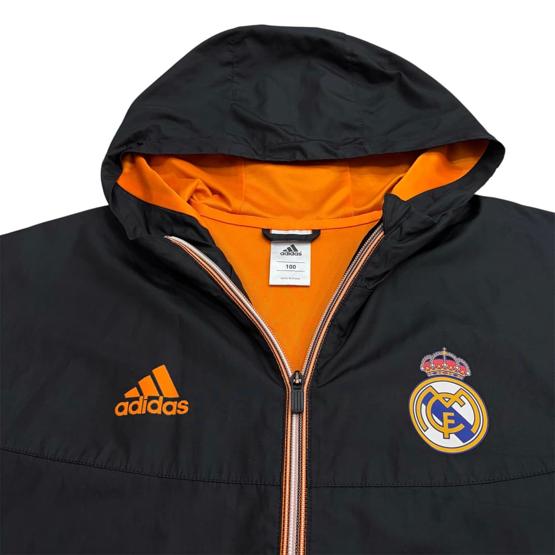 아디다스 레알 마드리드 축구 바람막이 후드집업 자켓 (100/L) 상품이미지3