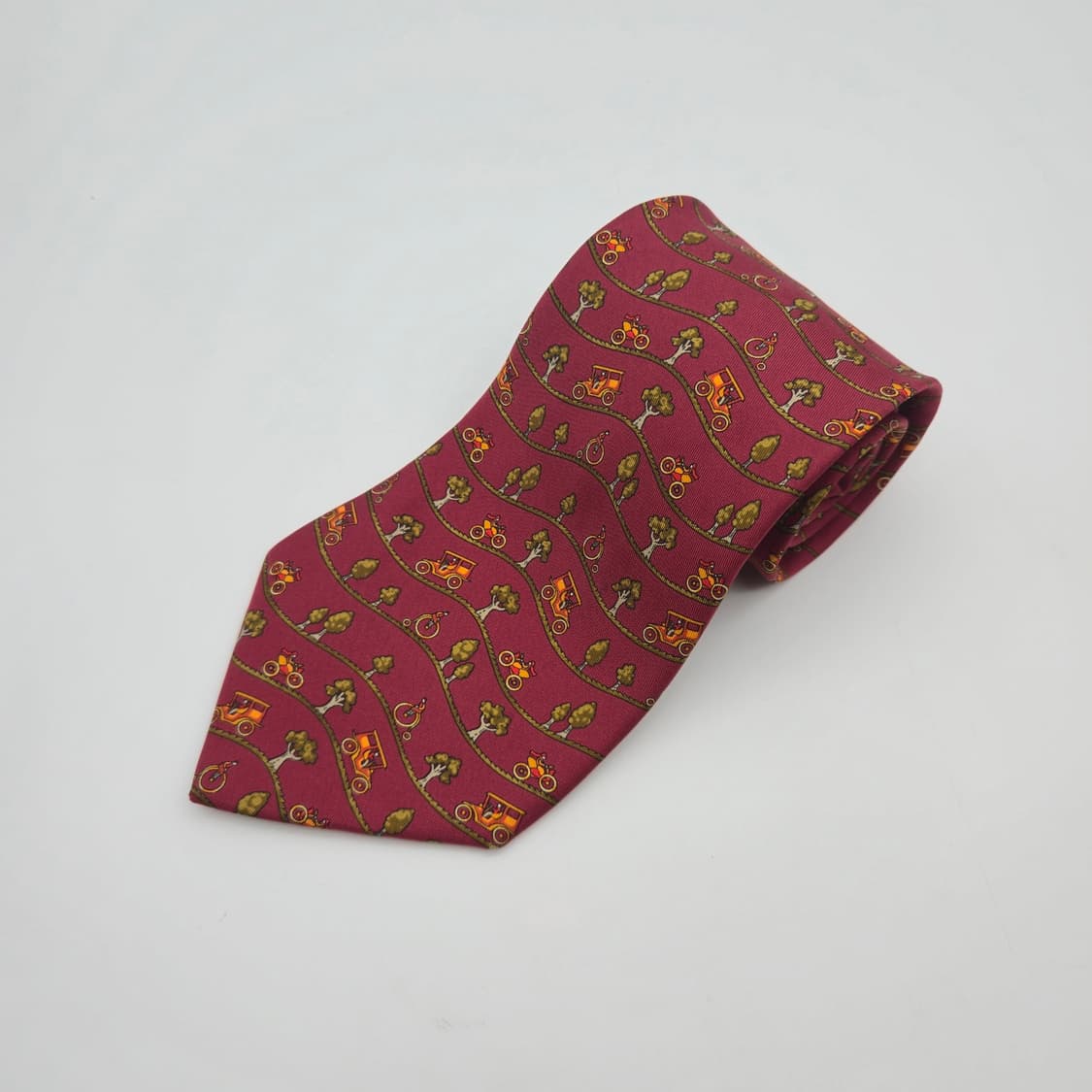 페라가모 실크 넥타이 [BCF10803_0054-06] 상품이미지3