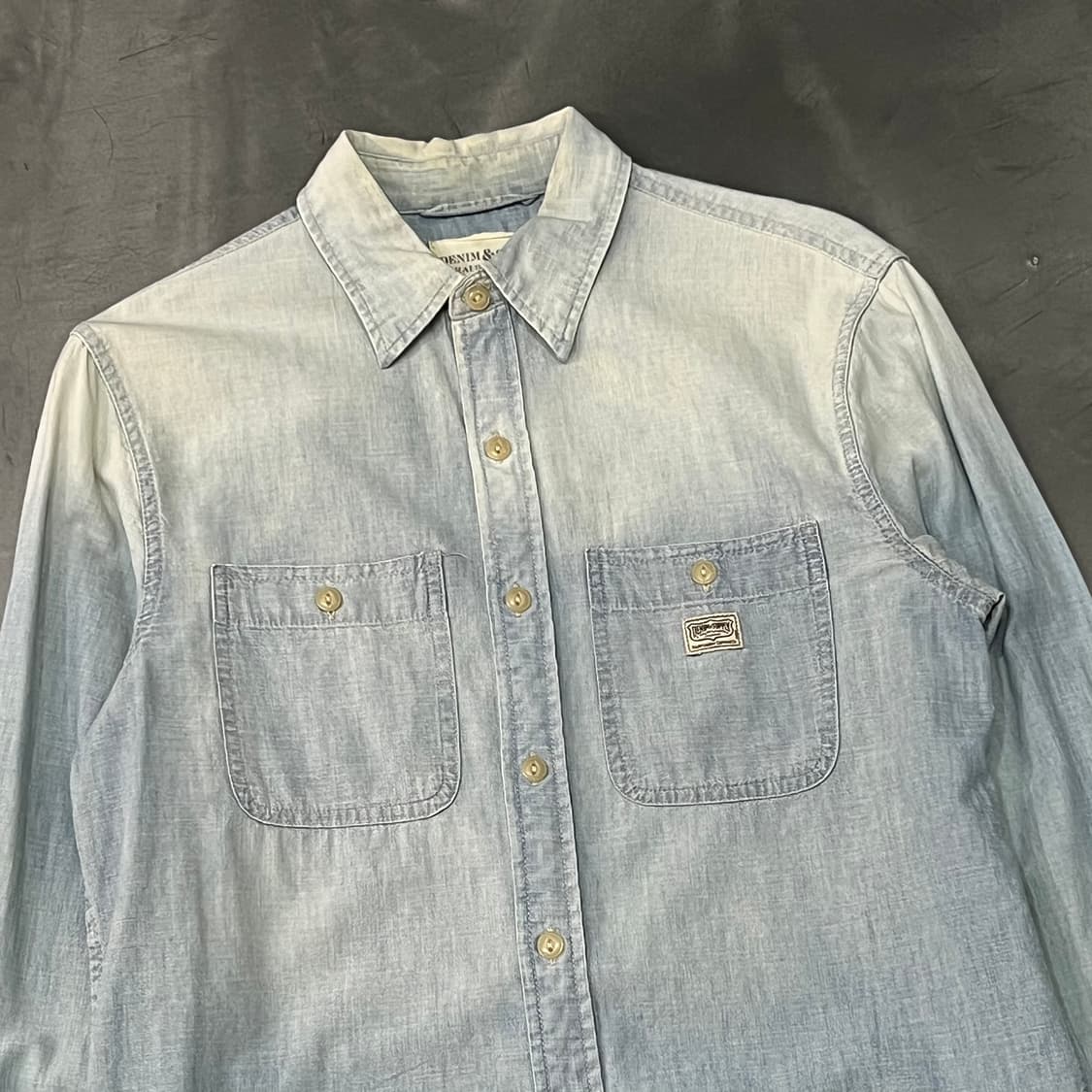  데님앤서플라이 워싱 데님 셔츠 y14469 상품이미지3