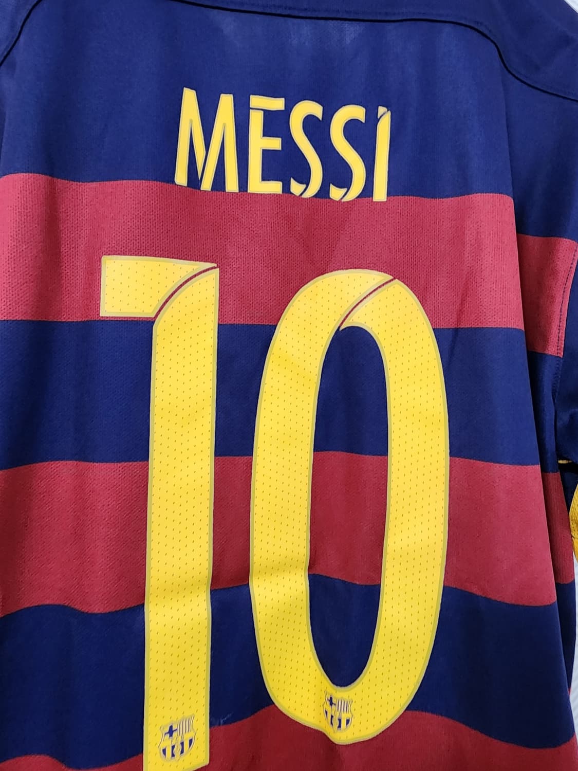 2015-16 시즌 FC 바르셀로나 리오넬 메시 홈 유니폼 상품이미지3