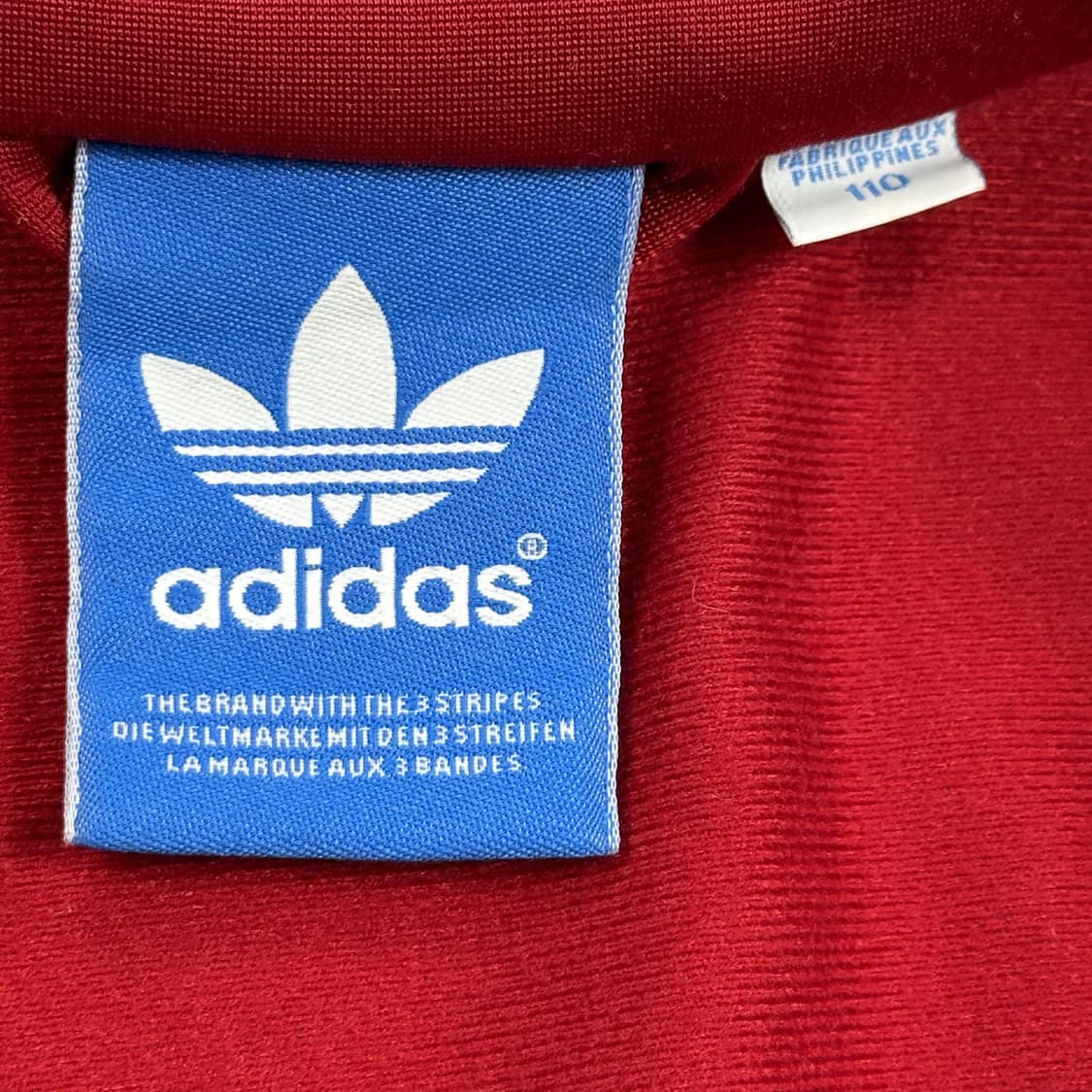 아디다스 og 구형 파이어버드 져지 버건디 레드 2XL 상품이미지5