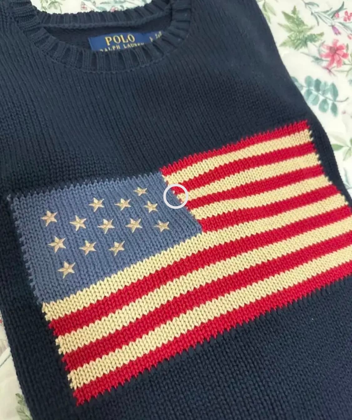 폴로 랄프로렌 성조기 니트 L 상품이미지2