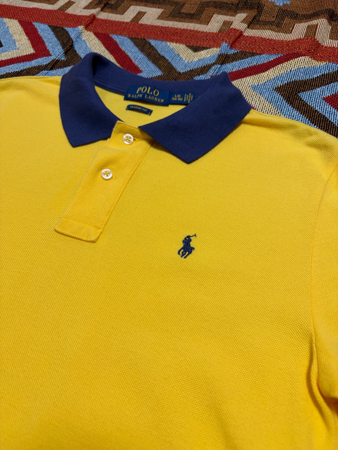 55-66) 폴로 여성 카라티 PK티 노랑 네이비 상품이미지2