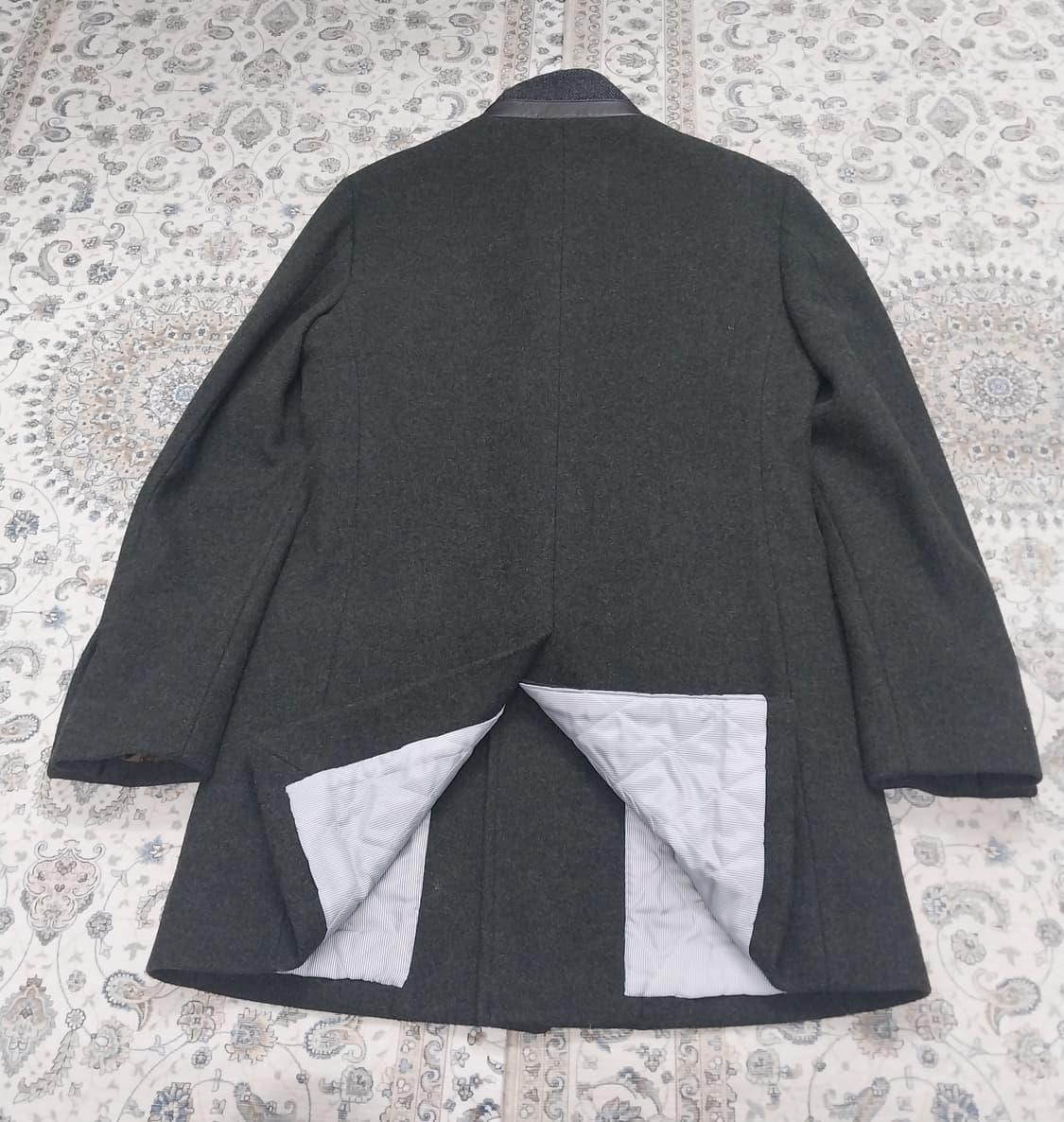 커스텀멜로우 양가죽배색 진카키울코트 95 상품이미지4