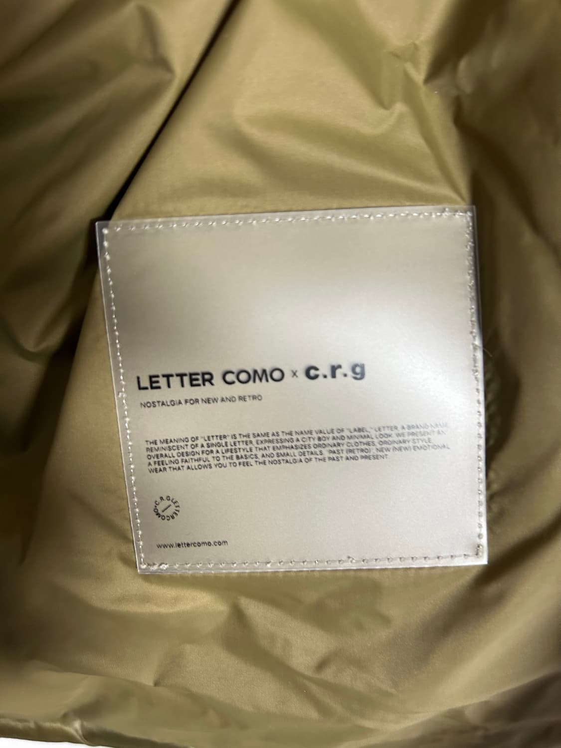 레테르코모 디쉘 크로스 푸퍼 패딩 상품이미지3