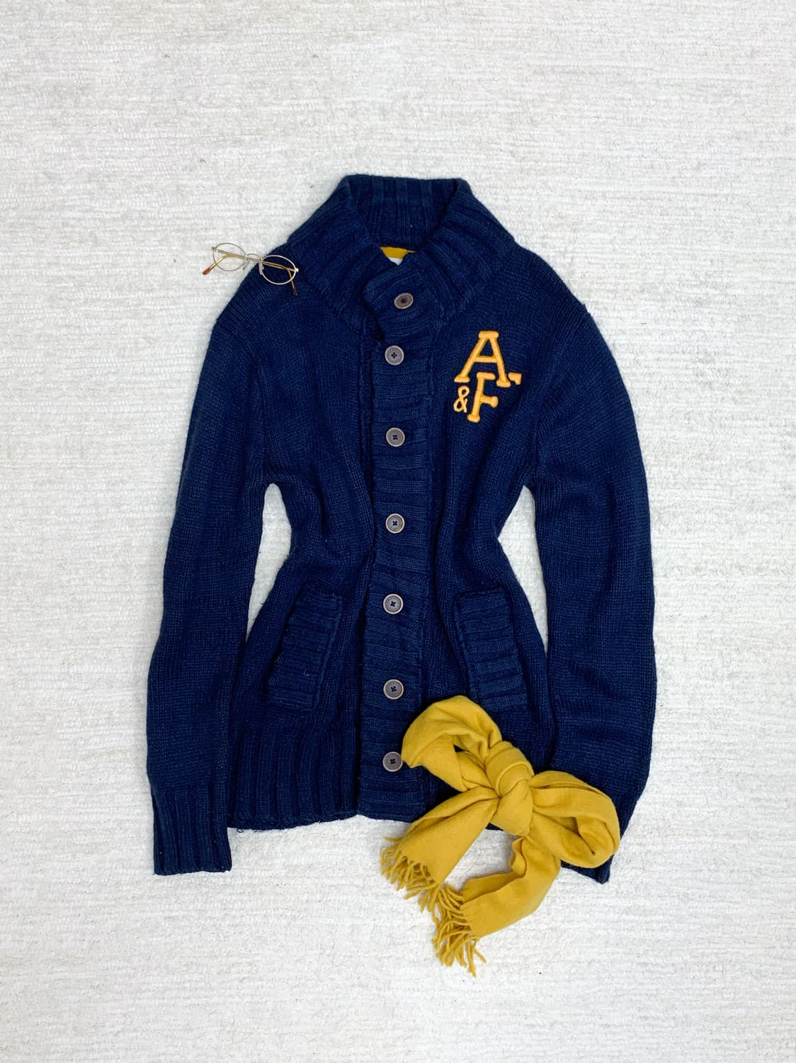 Abercrombie & Fitch Navy Cardigan 상품이미지1