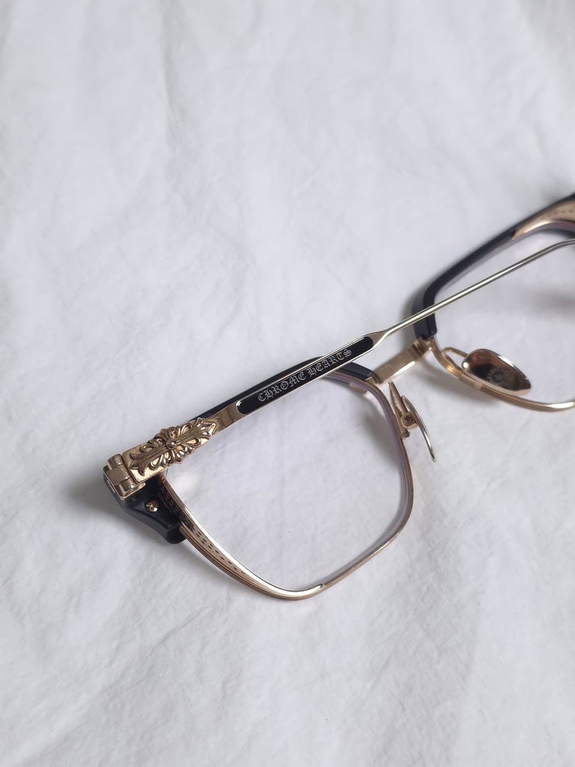 [OS] 크롬하츠 르그마 안경 매트블랙 골드 상품이미지5