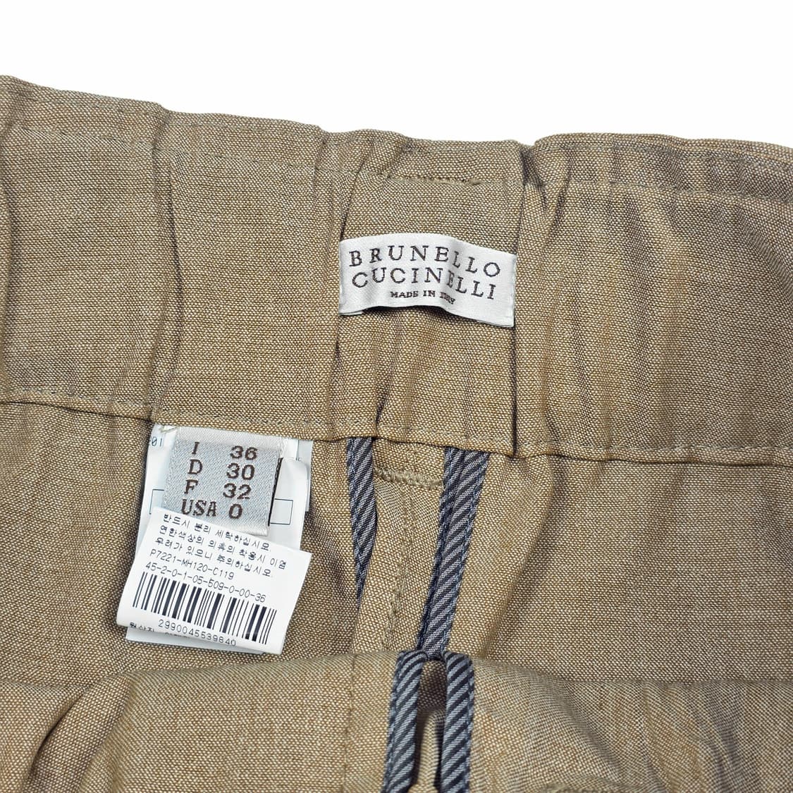 브루넬로 쿠치넬리 여성 벨티드 밴딩 슬랙스 상품이미지4