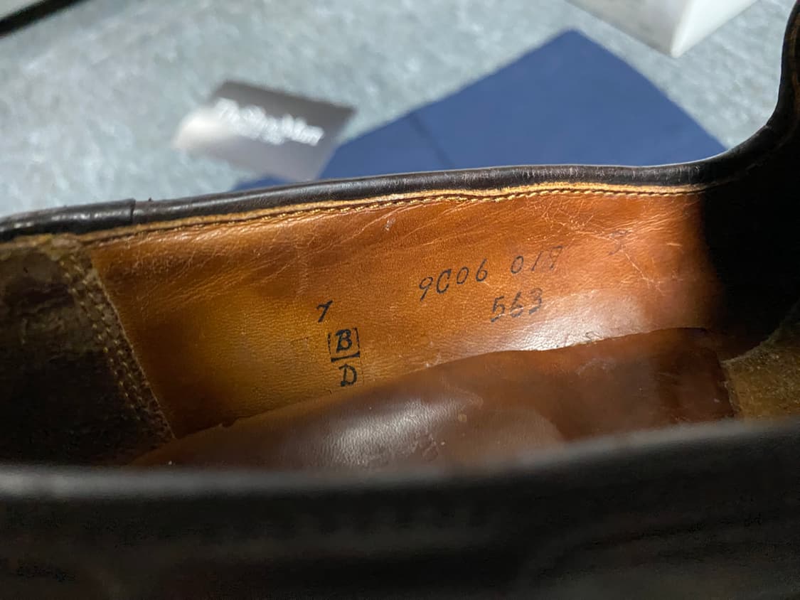 [풀케어완료] 반값이하 급처 alden 알든 563 코도반 테슬로퍼 상품이미지7