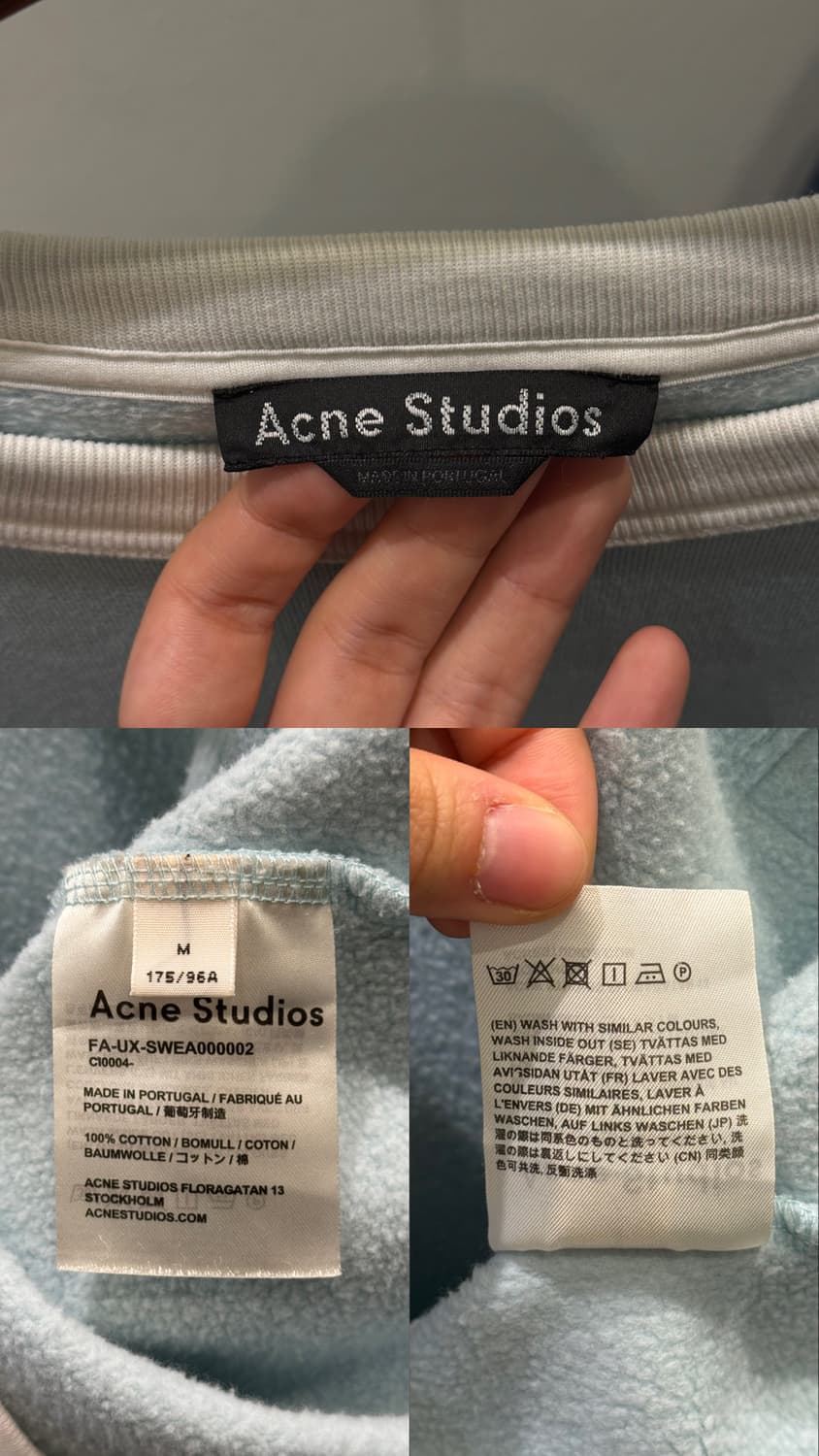 아크네 스튜디오 컬러 블록 맨투맨 상품이미지10