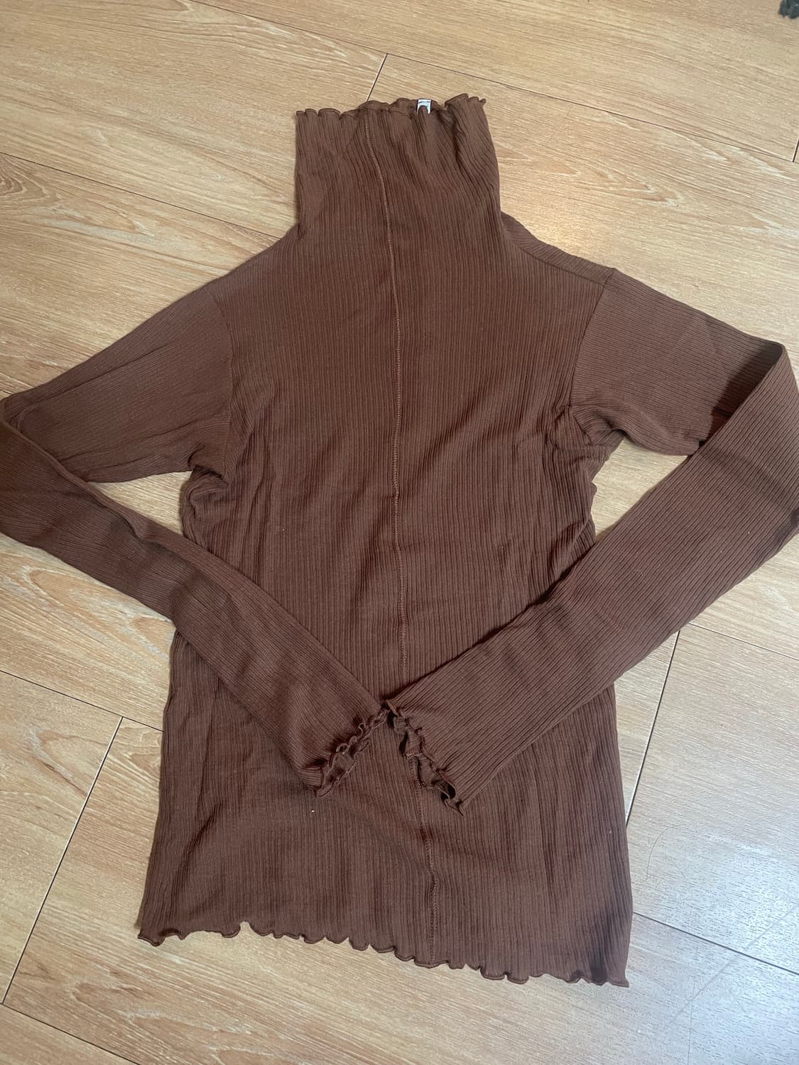 베이스레인지 baserange 터틀넥 (브라운) 상품이미지1