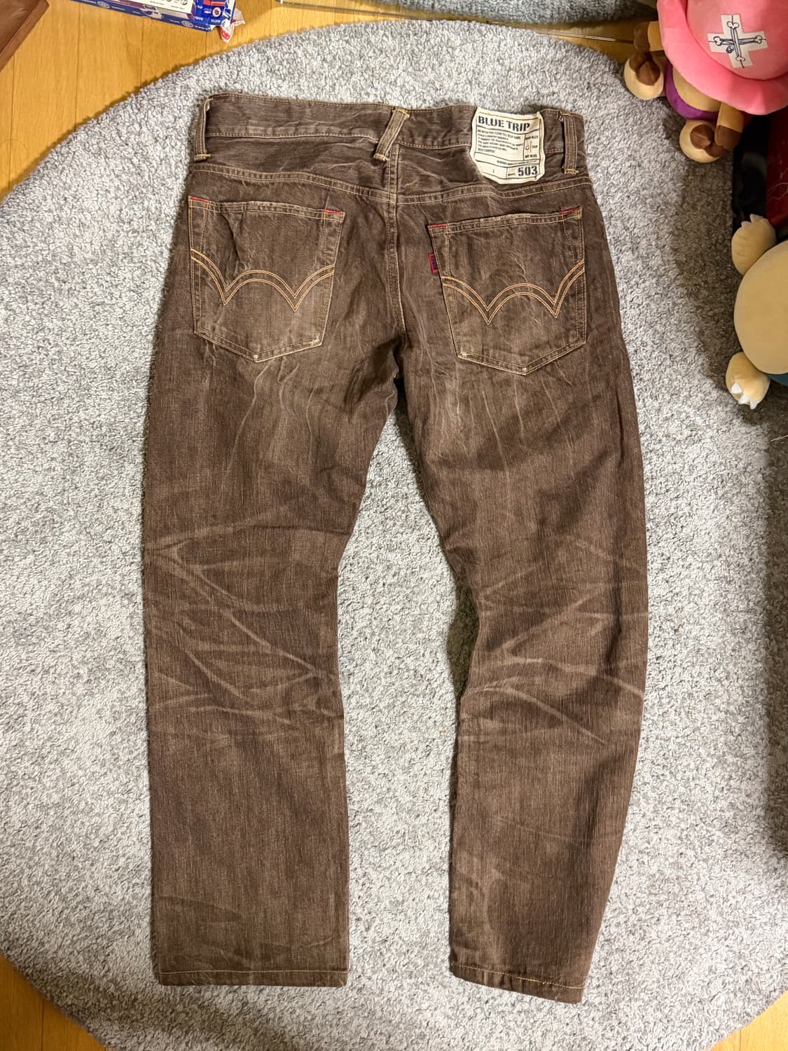 에드윈 블루트립 503 브라운 데님 상품이미지6