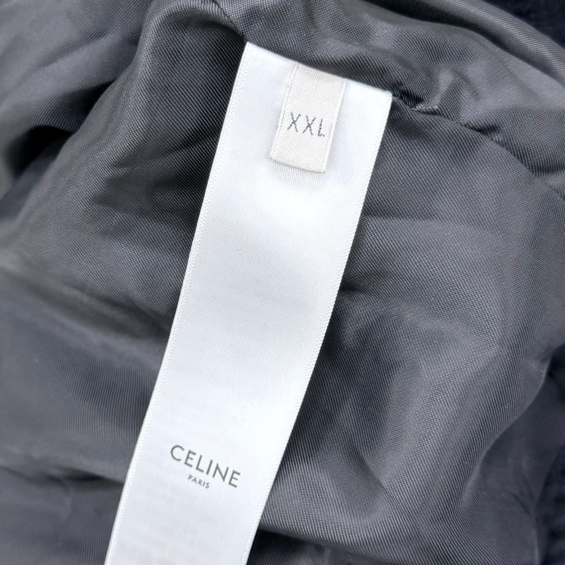 [2XL,M] 셀린느 트리오페 벨벳 트레이닝 집업 셋업 블랙 상품이미지4