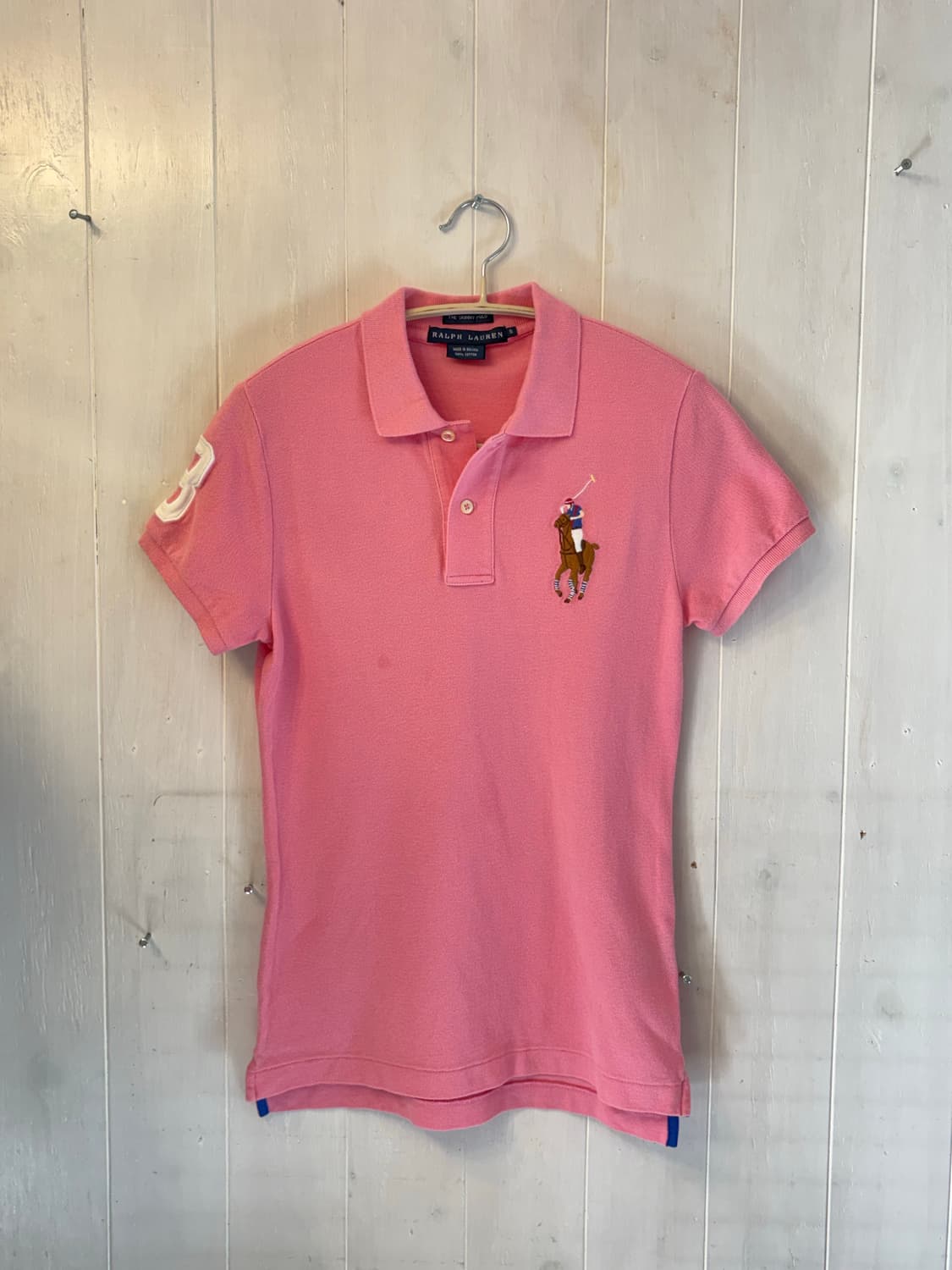 POLO Embroidery Big Pony Pink T 상품이미지2