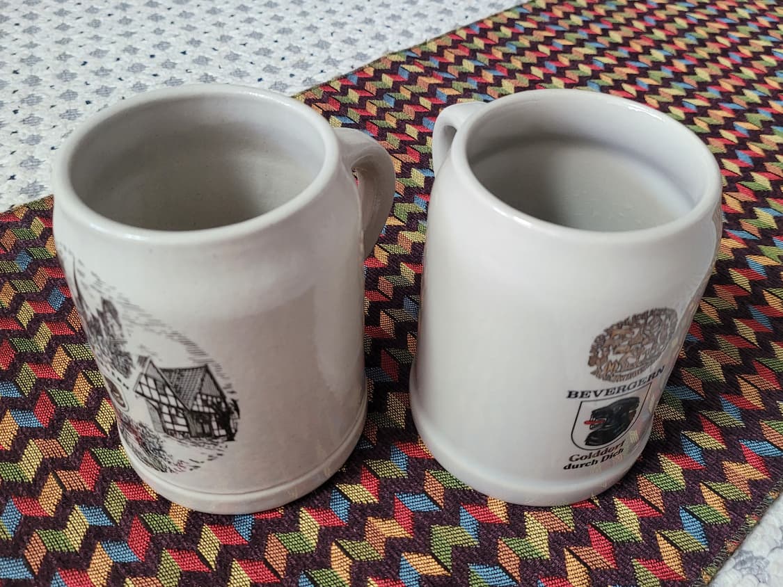 독일 도자기 맥주잔 2개 1셋트 상품이미지3