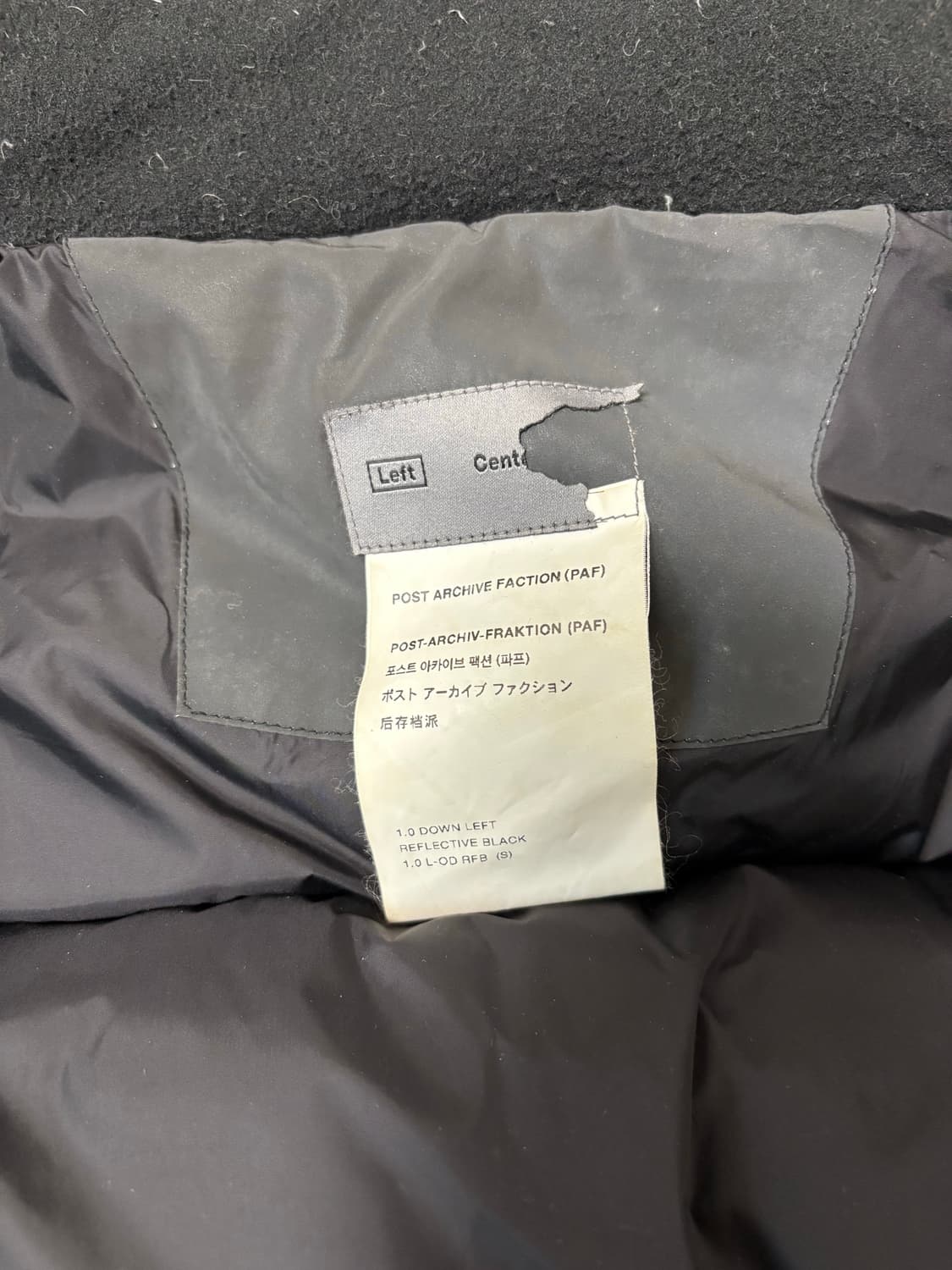 포스트아카이브팩션 paf 패딩 1.0 상품이미지3