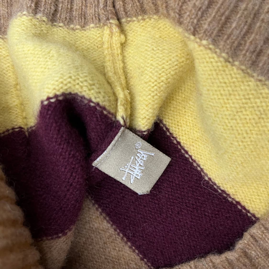 스투시 레몬 단가라 앙고라 후드집업 S 상품이미지8