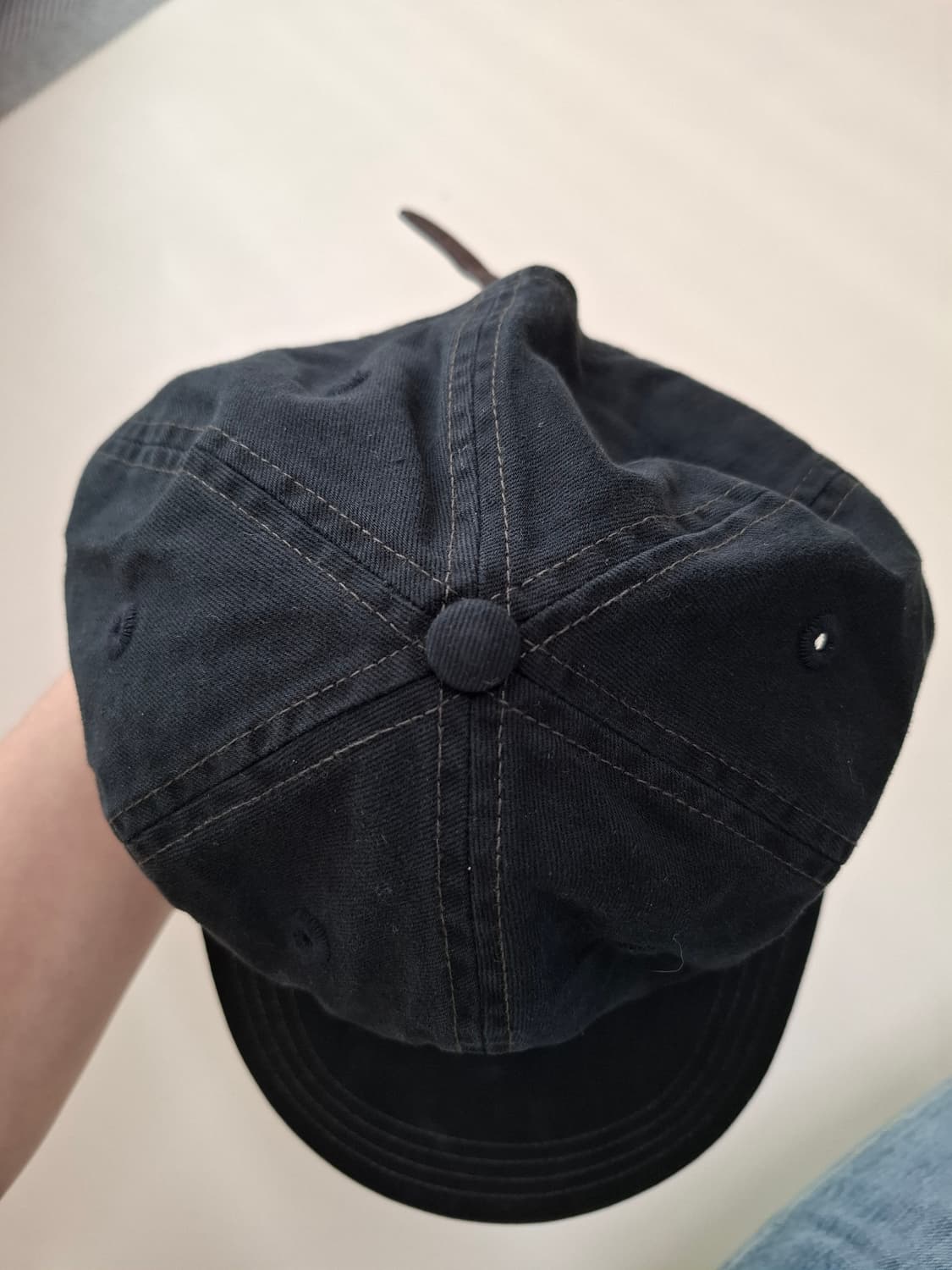 랄프로렌 더블알엘 랜치 로고 블랙 볼캡 상품이미지8