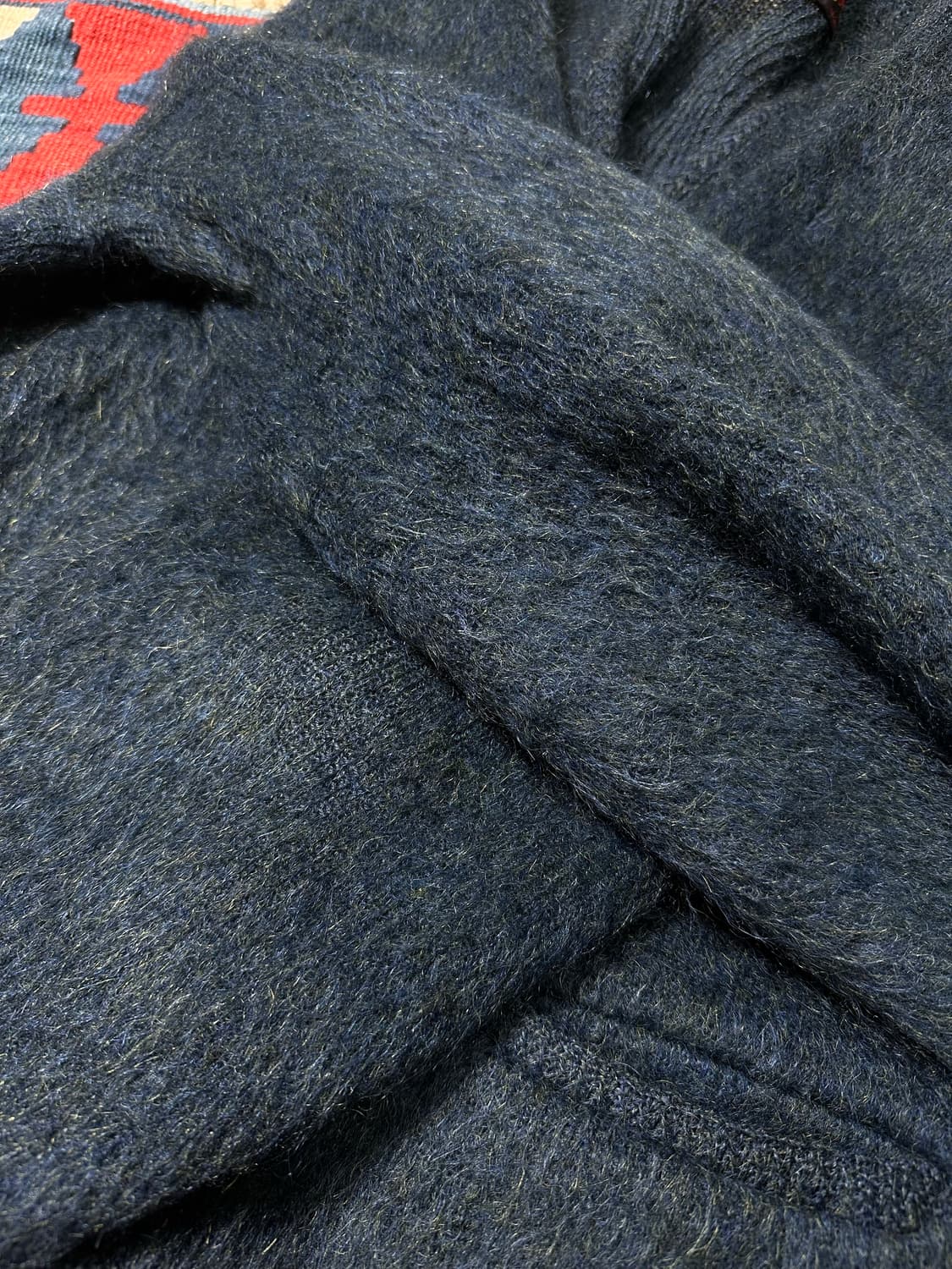 60s 빈티지 모헤어 가디건 L 상품이미지8