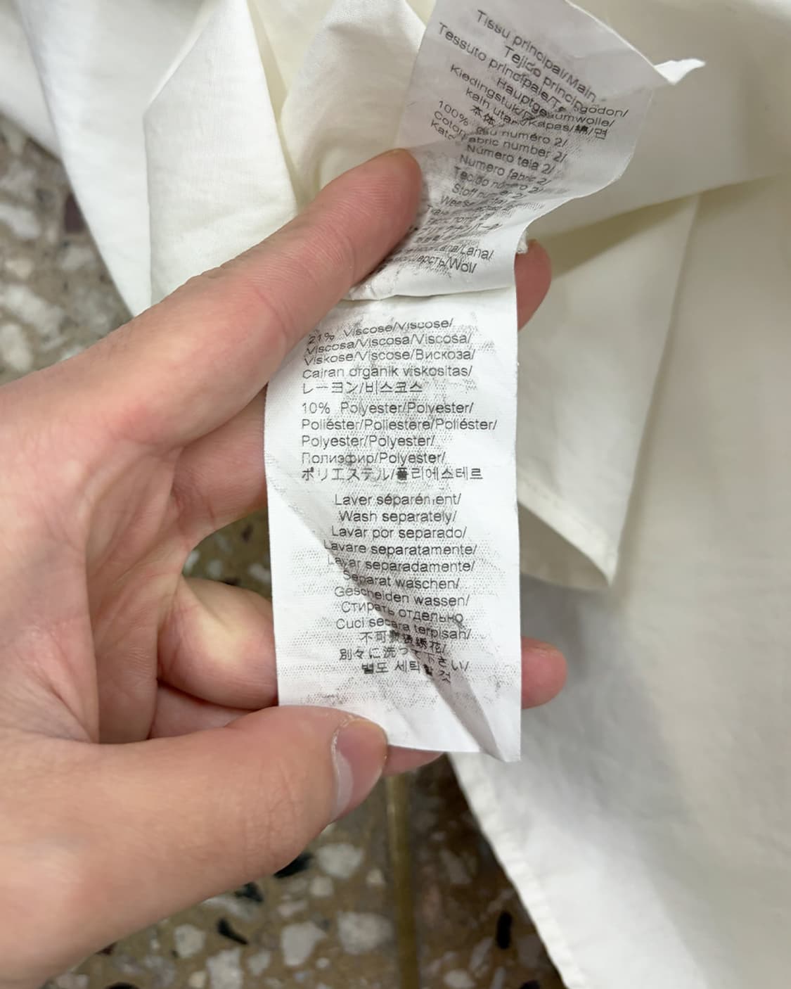 겐조 하이브리드 셔츠 니트 탑 상품이미지6