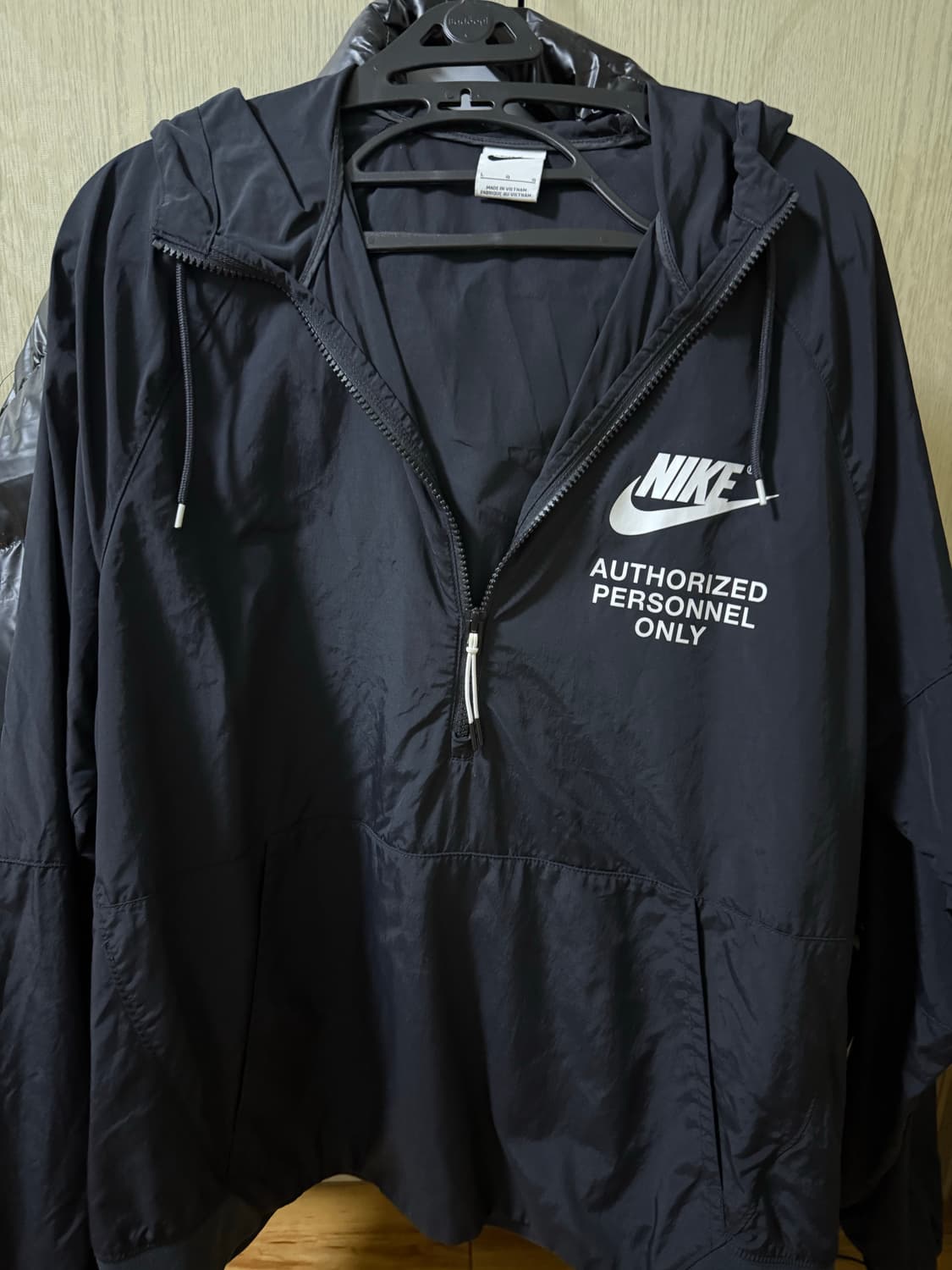 나이키 NSW 우븐 언라인드 아노락 블랙 - 아시아 상품이미지1