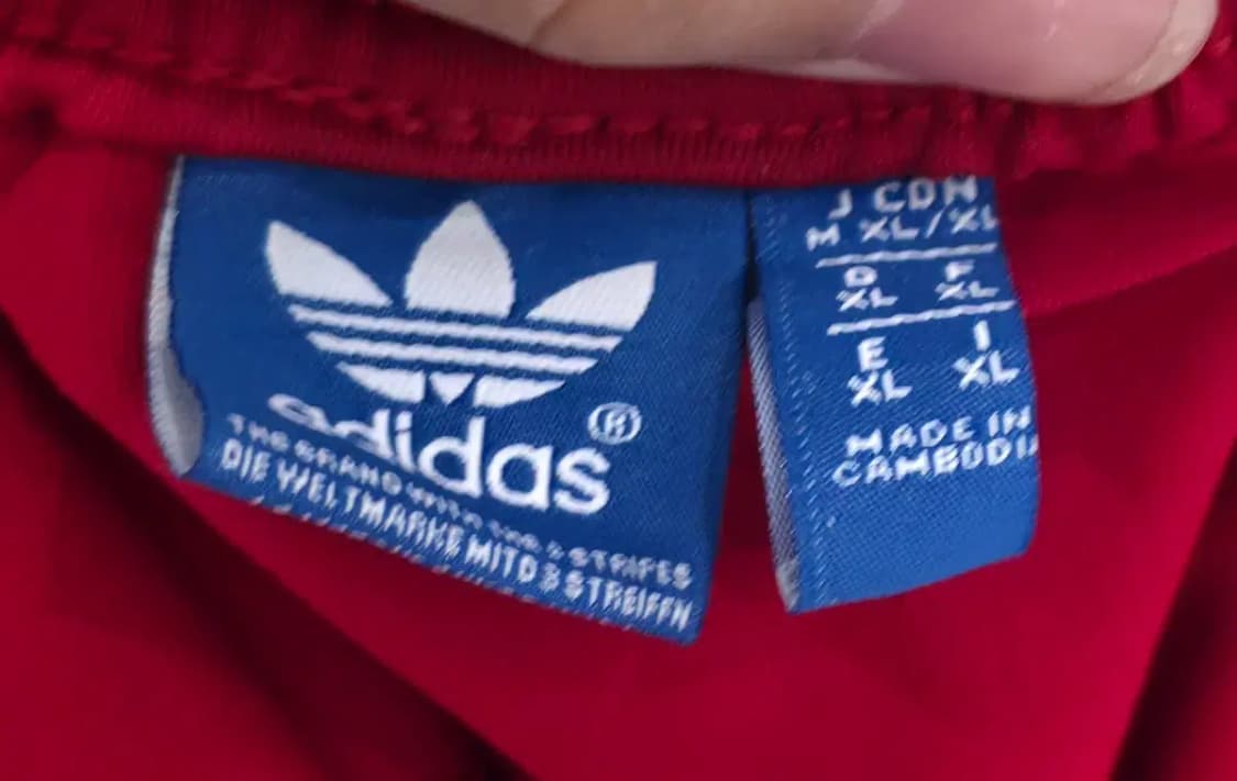 아디다스 빨간색 트레이닝 반바지 XL 상품이미지5