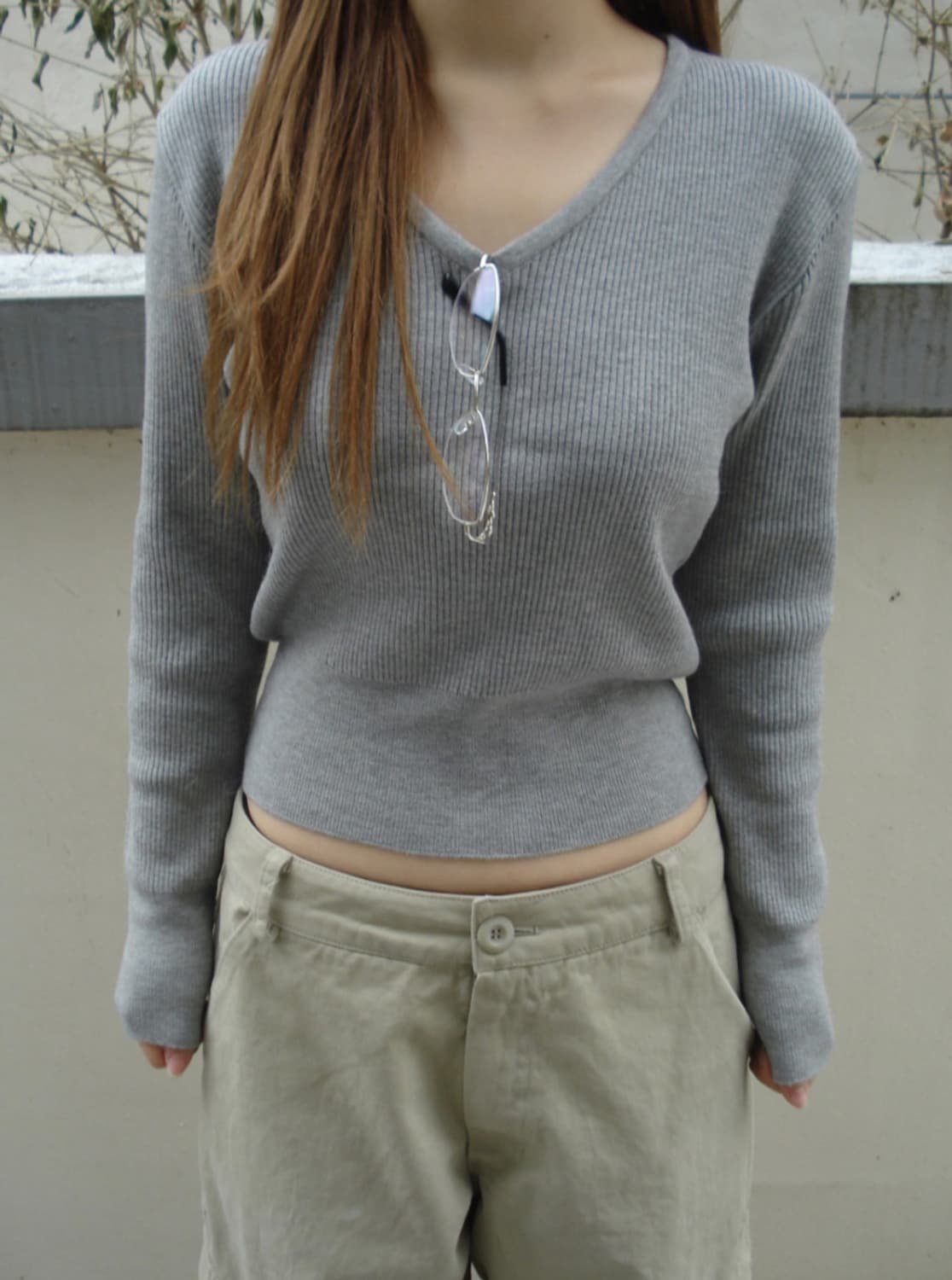 아워캐비넷 than v neck knit 상품이미지1