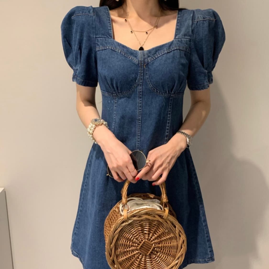 데님 원피스 상품이미지2