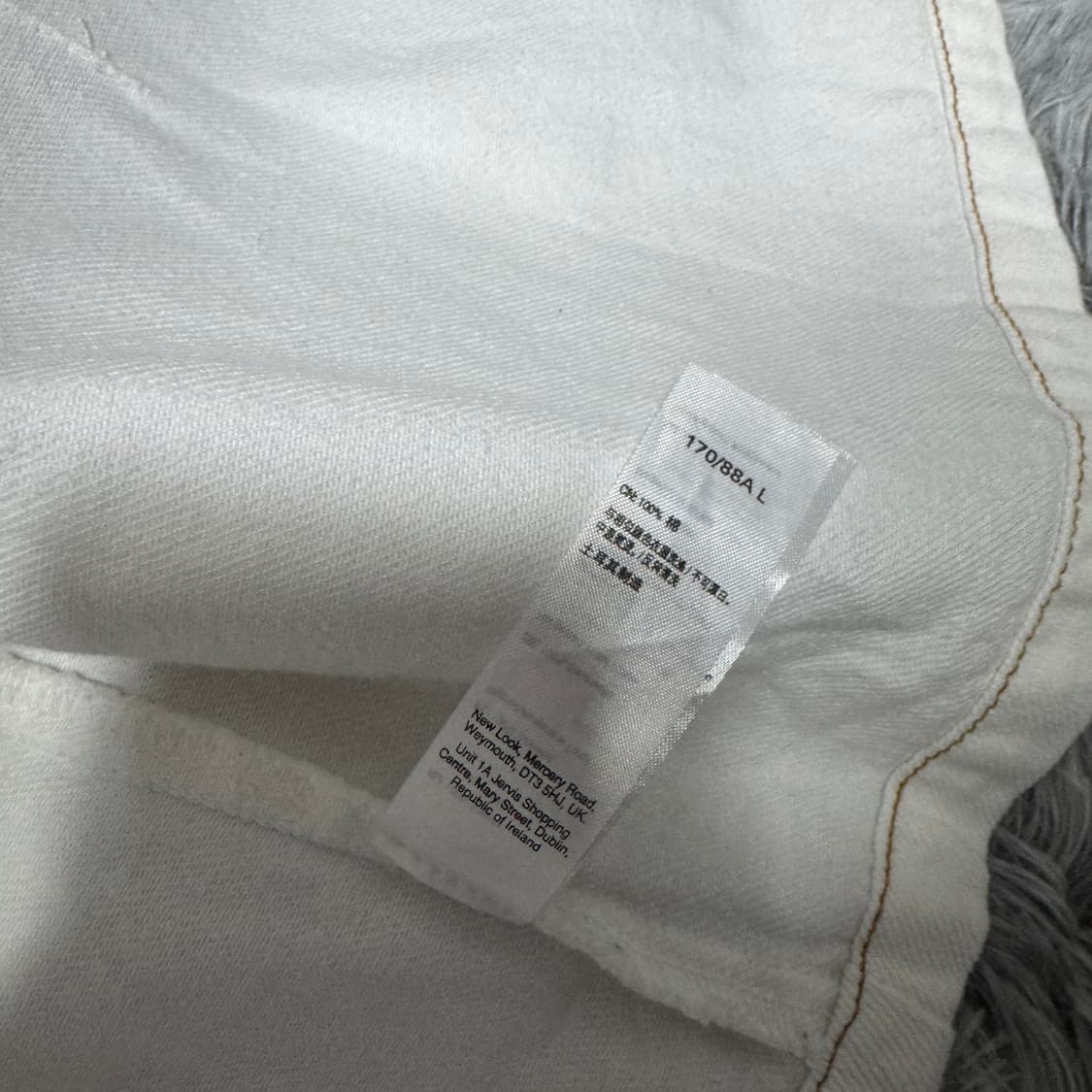 뉴룩데님 화이트 트러커자켓 L사이즈 상품이미지6